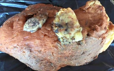 Nhặt được miếng xốp lạ về vứt góc vườn, ai ngờ là kho báu 12 tỷ đồng