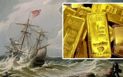 Săn lùng con tàu đắm 400 tuổi chở "kho báu" chứa đầy vàng