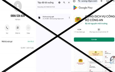 Cảnh giác với thủ đoạn cài đặt ứng dụng giả mạo để chiếm đoạt tài sản