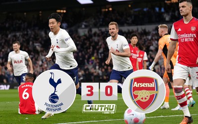 Hàng thủ phá hoại, Arsenal thảm bại trước Tottenham