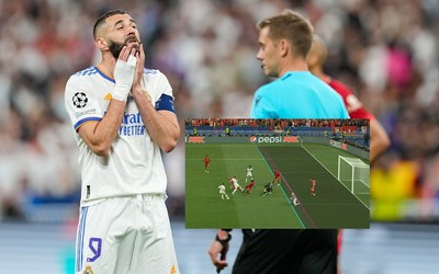 Trọng tài đã sai khi tước bàn thắng của Benzema vào lưới Liverpool?