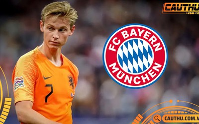 Tin chuyển nhượng bóng đá hôm nay 20/7: De Jong có thể đến Bayern