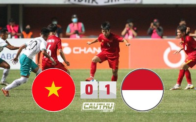 Hàng thủ mắc đúng 1 lỗi, U16 Việt Nam mất cúp cho U16 Indonesia