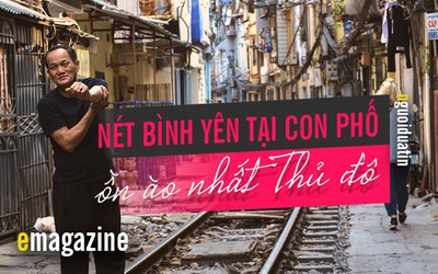 Nét bình yên tại con phố ồn ào nhất Thủ đô