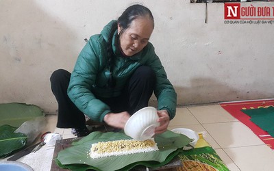 Trắng đêm tại ngôi làng nấu bánh chưng nức tiếng Hà thành