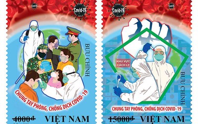 Phát hành bộ tem “Chung tay phòng, chống dịch Covid-19”