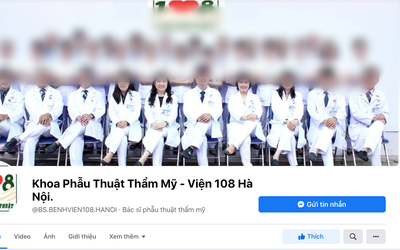 Hà Nội: Cơ sở làm đẹp mạo danh bệnh viện 108 để phẫu thuật thẩm mỹ