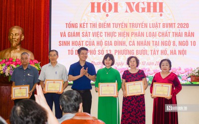 Hà Nội: Trên 95% hộ gia đình thực hiện tốt phân loại chất thải rắn sinh hoạt tại nguồn