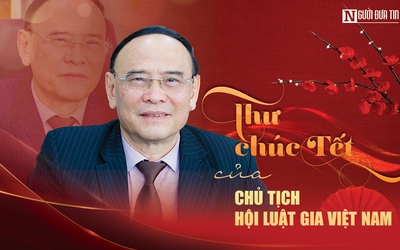 Thư chúc Tết của Chủ tịch Hội Luật gia Việt Nam gửi cán bộ, hội viên Hội Luật gia Việt Nam