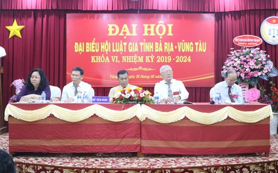 Ông Nguyễn Thanh Hùng giữ chức Chủ tịch hội Luật gia tỉnh Bà Rịa – Vũng Tàu nhiệm kỳ 2019 – 2024