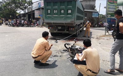 Xe tải va chạm xe máy trên quốc lộ 51, một người tử vong thương tâm