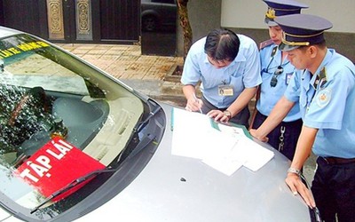Bà Rịa - Vũng Tàu mở đợt cao điểm kiểm tra, xử lý xe tập lái