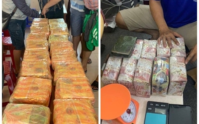 Đánh sập đường dây ma túy khủng tại TP.HCM, thu giữ 50 bánh heroin và 35kg ma túy đá