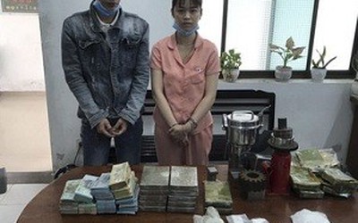 Bắt cặp vợ chồng thuê nhà trọ buôn heroin số lượng "khủng"