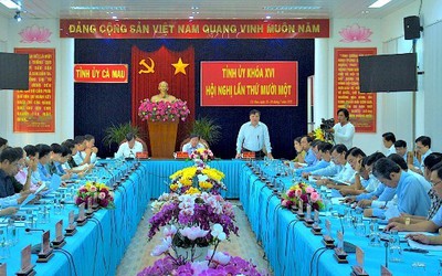 Bí thư Tỉnh ủy Cà Mau làm Trưởng Ban Chỉ đạo phòng, chống tham nhũng