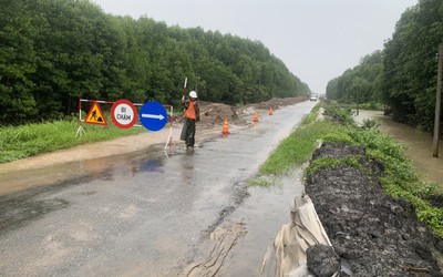 Phạt nhà thầu thi công không bố trí đầy đủ rào chắn 12 triệu đồng