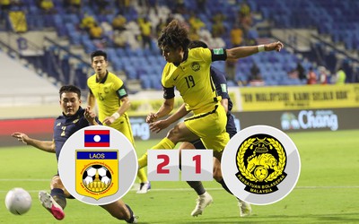 Ngược dòng đánh bại Malaysia, U23 Lào sáng cửa vào bán kết