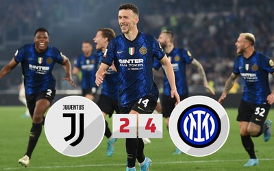 Rượt đuổi kịch tính, Inter đánh bại Juventus để lên ngôi Copa Italia