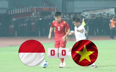 Bỏ lỡ cơ hội, U19 Việt Nam hòa tiếc nuối U19 Indonesia