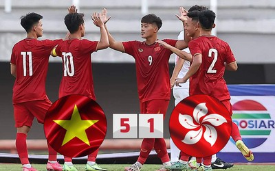 U20 Việt Nam hủy diệt U20 Hong Kong tại vòng loại U20 châu Á