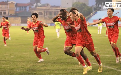 Xác định tân binh đầu tiên lên chơi tại V.League 2023