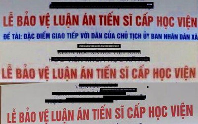 Sôi động thị trường làm thuê luận văn (2): Sốc với dịch vụ 'Tiến sĩ trọn gói'