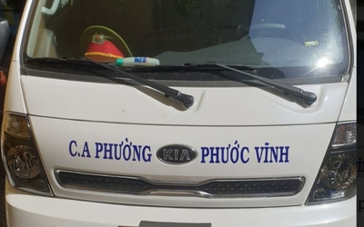 Vì sao nhiều xe công an phường ở Huế không có tem kiểm định?