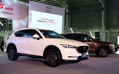 Mazda CX-5 2018 giá lăn bánh tại Hà Nội lên tới 1,124 tỷ đồng