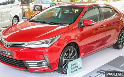 Toyota Corolla Altis 2017 chốt giá bán từ 638 triệu đồng tại Malaysia