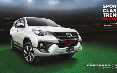 Toyota ra mắt Fortuner TRD Sportivo 2017 tại Ấn Độ