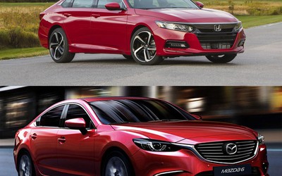 Mazda6 2017 bản nâng cấp vừa ra mắt, sẵn sàng đấu Honda Accord 2018