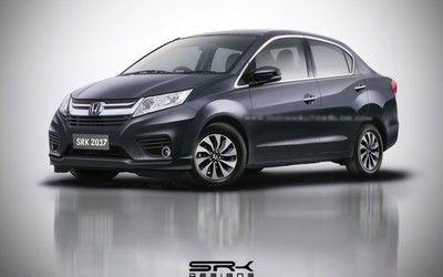 Lộ diện sedan nhỏ gọn Honda Amaze 2018