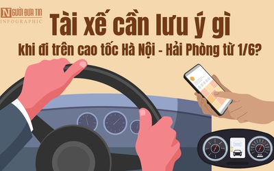 Tài xế cần lưu ý gì khi đi trên cao tốc Hà Nội – Hải Phòng từ 1/6?