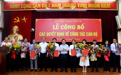 Bộ GTVT bổ nhiệm, điều chuyển loạt cán bộ theo cơ cấu tổ chức mới