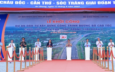 Thủ tướng phát lệnh khởi công cao tốc trục ngang đầu tiên tại ĐBSCL