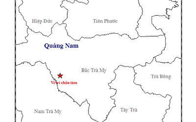 Tiếp tục xảy ra động đất ở Quảng Nam