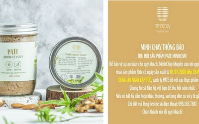 TP. Đà Nẵng thu hồi hàng loạt sản phẩm liên quan đến pate Minh chay