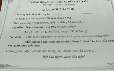 Lộ diện băng nhóm lừa đảo liên tỉnh, mời người dân dự sự kiện nhận quà