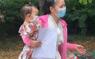 Đà Nẵng: Chùm ảnh các bệnh nhân Covid-19 nhí xuất viện