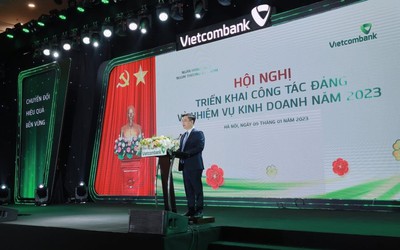 Vietcombank đặt mục tiêu lợi nhuận tối thiểu 41.000 tỷ đồng năm 2023