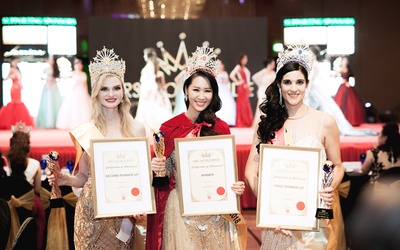 Dương Thuỳ Linh đăng quang Mrs Worldwide 2018