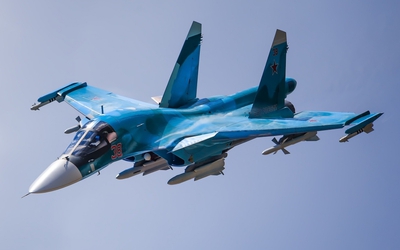 Cận cảnh màn không kích của Su-34: Uy lực và huỷ diệt đến kinh ngạc