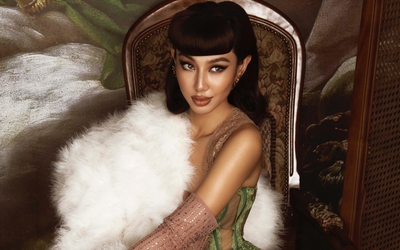 Hoa hậu Thùy Tiên khoe đường cong hút mắt cùng phong cách cổ điển
