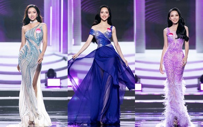 Hoa hậu Việt Nam 2022: Top 10 thả dáng trong phần thi trang phục dạ hội