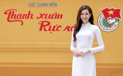 Hoa hậu Đỗ Thị Hà khoe nhan sắc thuần khiết trong bộ ảnh kỷ yếu