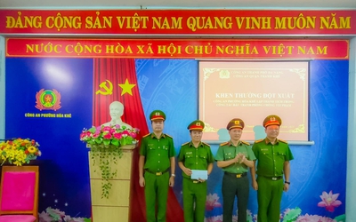 Vụ cướp tiệm vàng ở Đà Nẵng: Thưởng nóng công an phường Hoà Khê