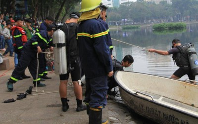 Tìm thấy thi thể nam thanh niên gieo mình xuống hồ Thiền Quang