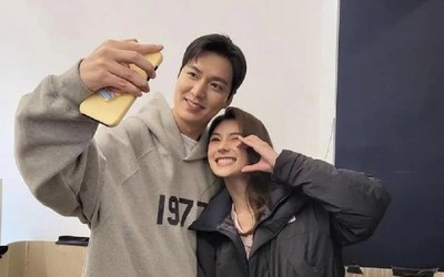 Lee Min Ho gây thích thú khi chụp ảnh cùng diễn viên ngoại quốc