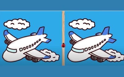 Chỉ những người rất tinh mắt mới nhìn ra 3 điểm khác biệt trong 2 bức hình máy bay