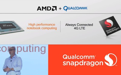 AMD bắt tay Qualcomm tích hợp chip 4G LTE trên laptop Windows